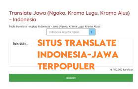 3 Tools Translate Indonesia Jawa Rekomendasi